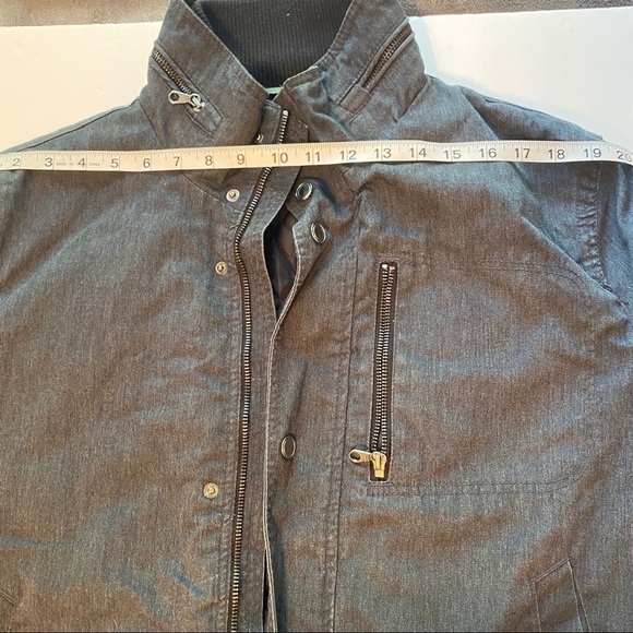 H&M men’s bomber jacket gun metal gray size 44R - Picture 8 of 9